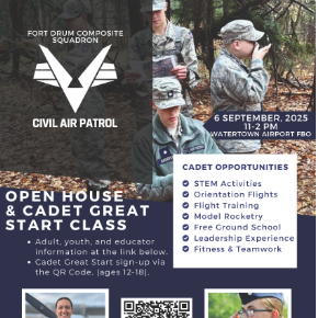 Opportunity for Students and Teachers: Civil Air Patrol Open House